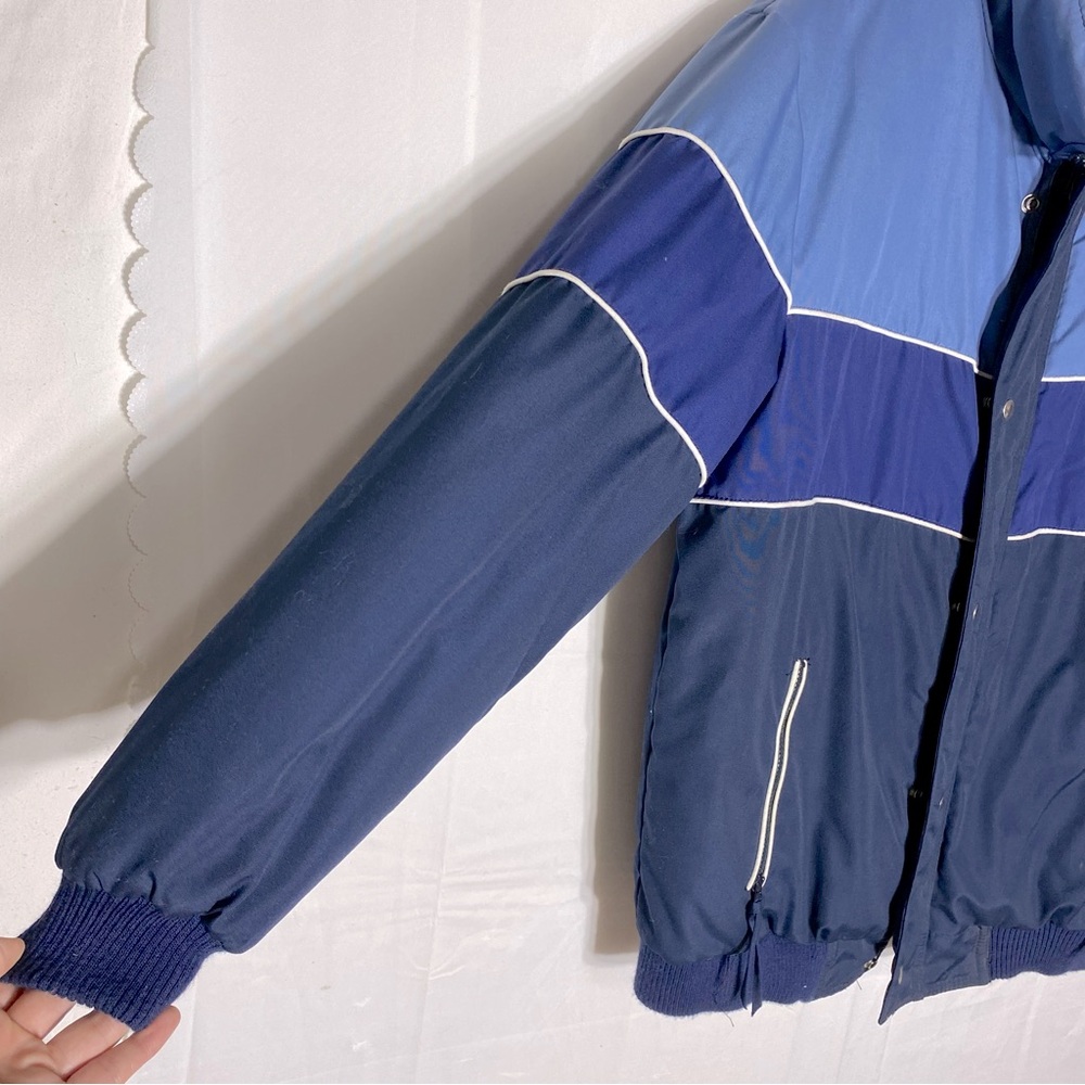 Vintage House Of Perless Blue Winter Coat LT - Picture 11 of 15